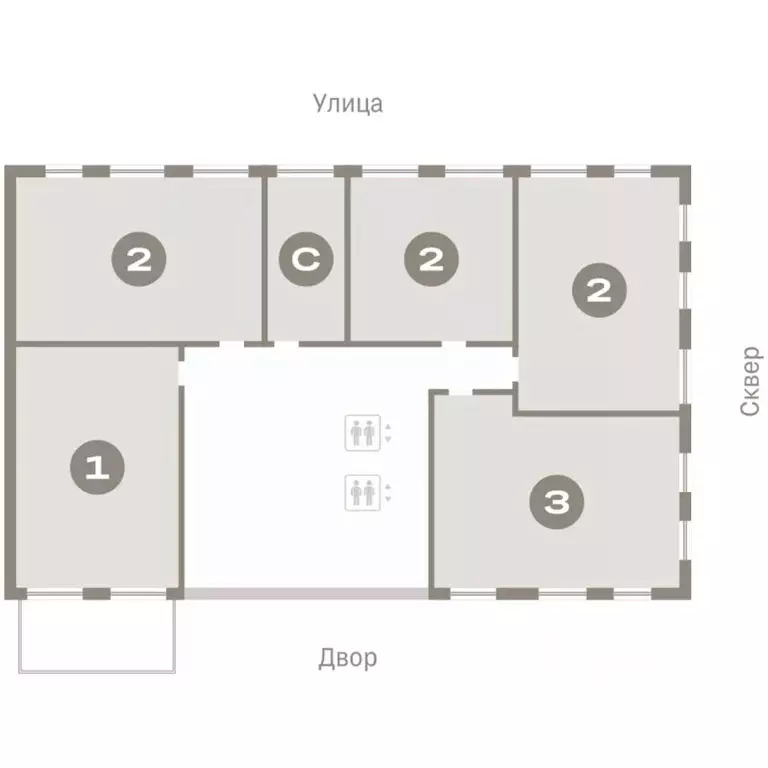 Студия Курганская область, Курган Центральный жилрайон, Дом Кино жилой ... - Фото 2