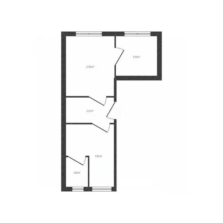 2-к кв. Брянская область, Погар рп ул. Октябрьская, 19 (42.4 м) - Фото 2