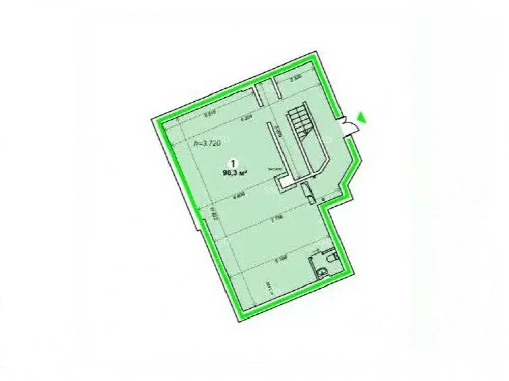 Помещение свободного назначения в Москва Карманицкий пер., 9 (95 м) - Фото 2