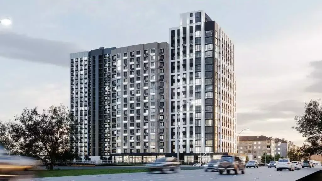 1-к кв. Липецкая область, Липецк Студеновская ул., 23Б (53.49 м) - Фото 1