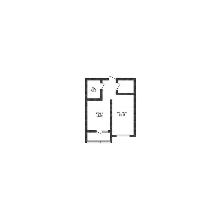 1-комнатная квартира: Краснодар, Домбайская улица, 63 (41 м) - Фото 0