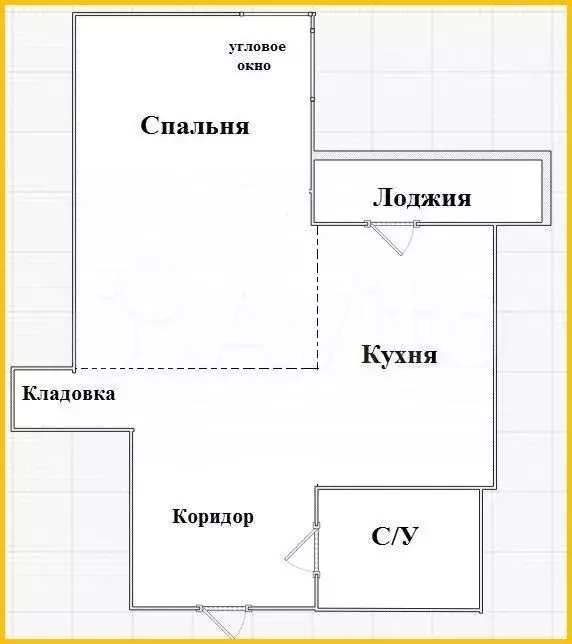 1-к. квартира, 42 м, 6/8 эт. - Фото 0
