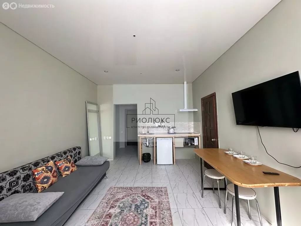 Квартира-студия: село Новоабзаково, Горнолыжная улица, 28 (26 м) - Фото 1