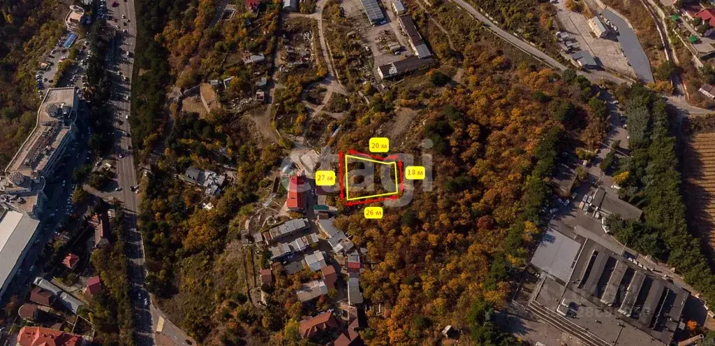 Участок в Крым, Ялта ул. Большевистская, 31Ж (5.5 сот.) - Фото 2