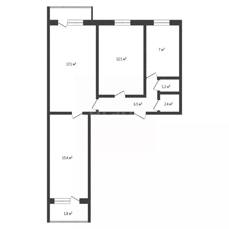 3-к кв. Нижегородская область, Нижний Новгород ул. Бринского, 4к1 ... - Фото 2