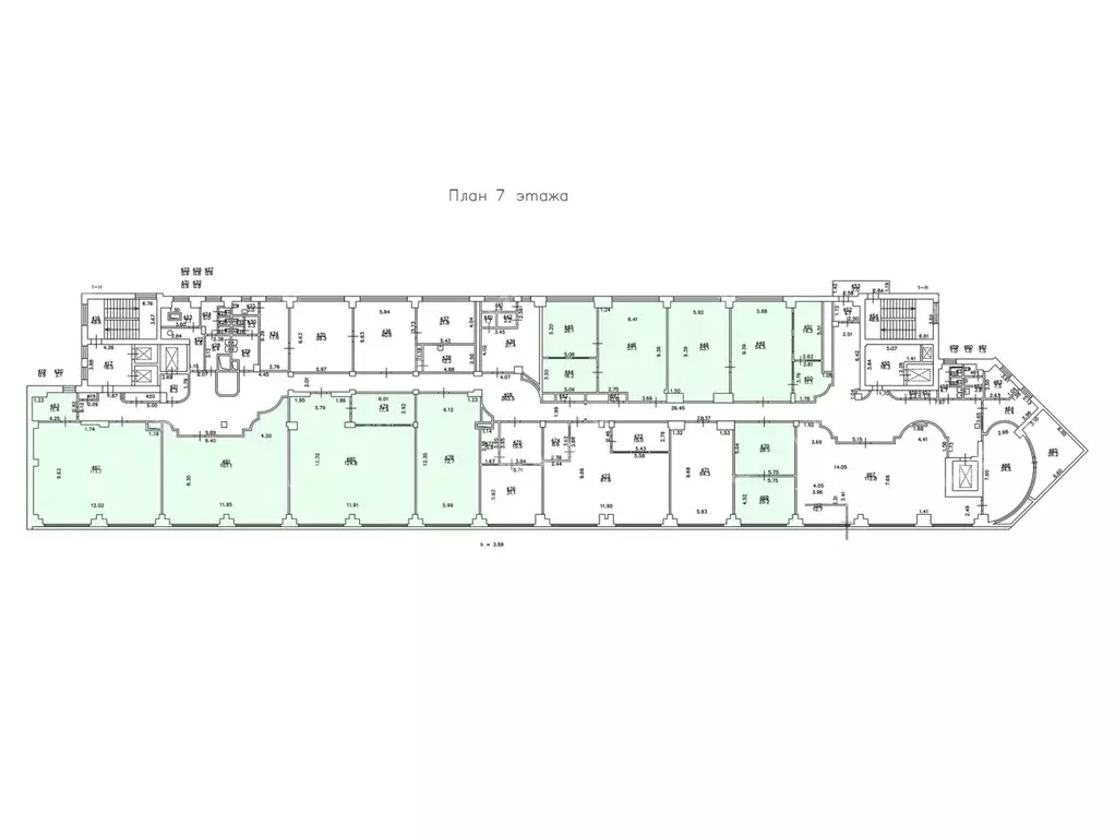 Офис в Санкт-Петербург пл. Конституции, 1 (732 м) - Фото 2