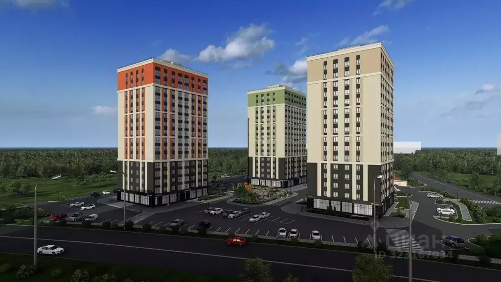 3-к кв. Брянская область, Брянск Школьный жилой комплекс (80.18 м) - Фото 2