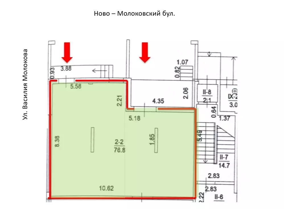 Торговая площадь в Московская область, Ленинский городской округ, ... - Фото 2