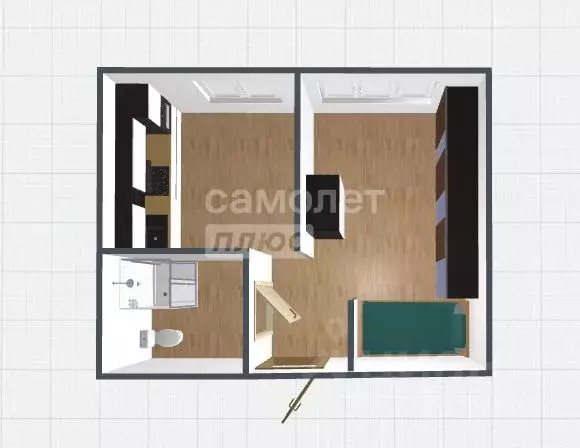 1-к кв. Приморский край, Находка Пограничная ул., 38Б (21.0 м) - Фото 2