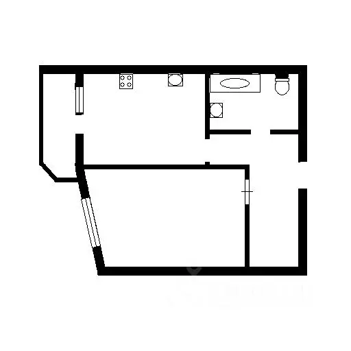 1-к кв. Ленинградская область, Мурино Всеволожский район, бул. ... - Фото 2