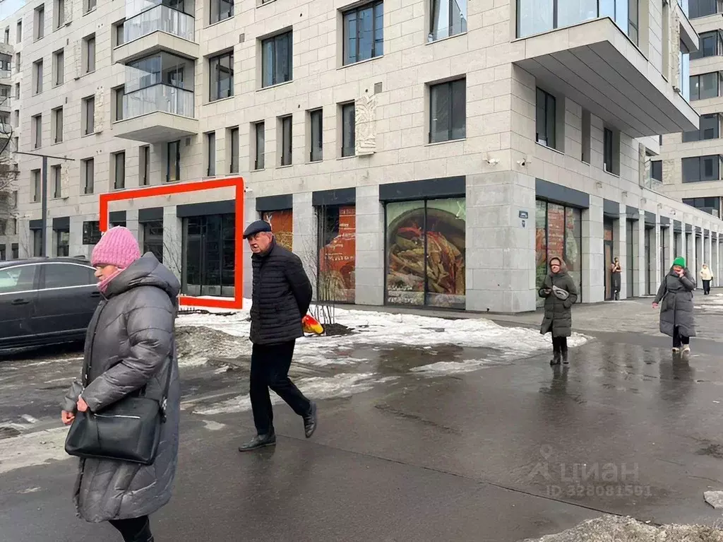 Помещение свободного назначения в Санкт-Петербург наб. Черной речки, ... - Фото 1