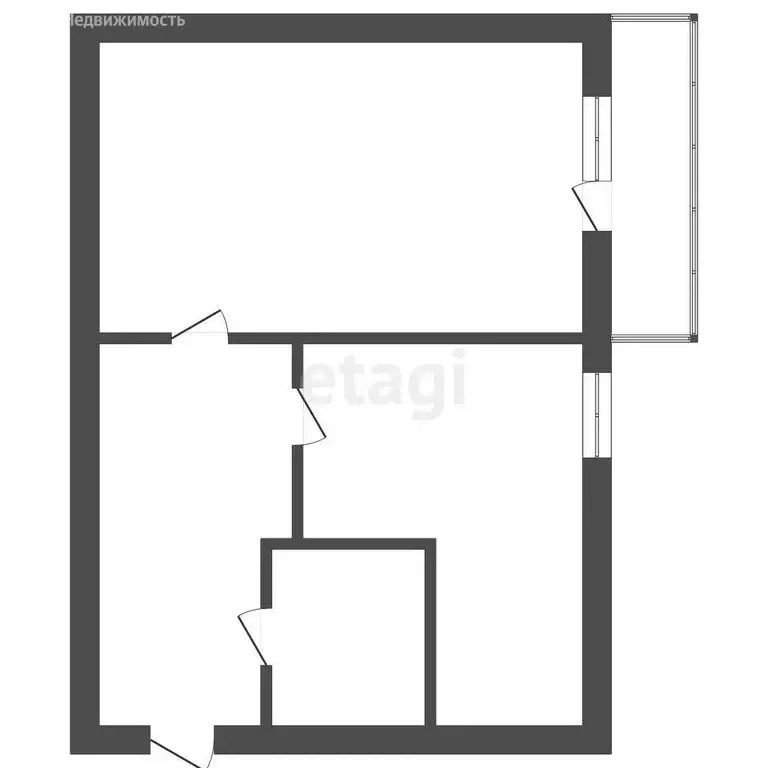 1-комнатная квартира: Троицк, улица имени Н.К. Крупской, 6 (30.8 м) - Фото 1