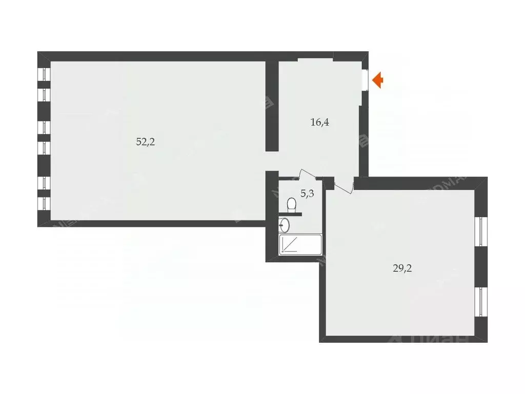 Офис в Санкт-Петербург Фурштатская ул., 17 (103 м) - Фото 1