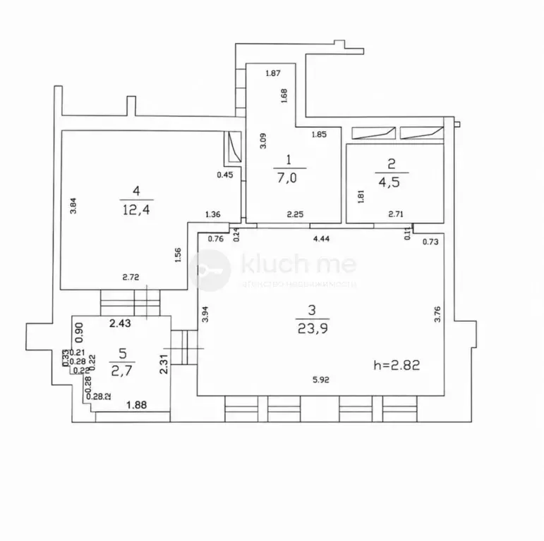 1-к кв. Татарстан, Казань ул. Калинина, 60 (50.0 м) - Фото 1