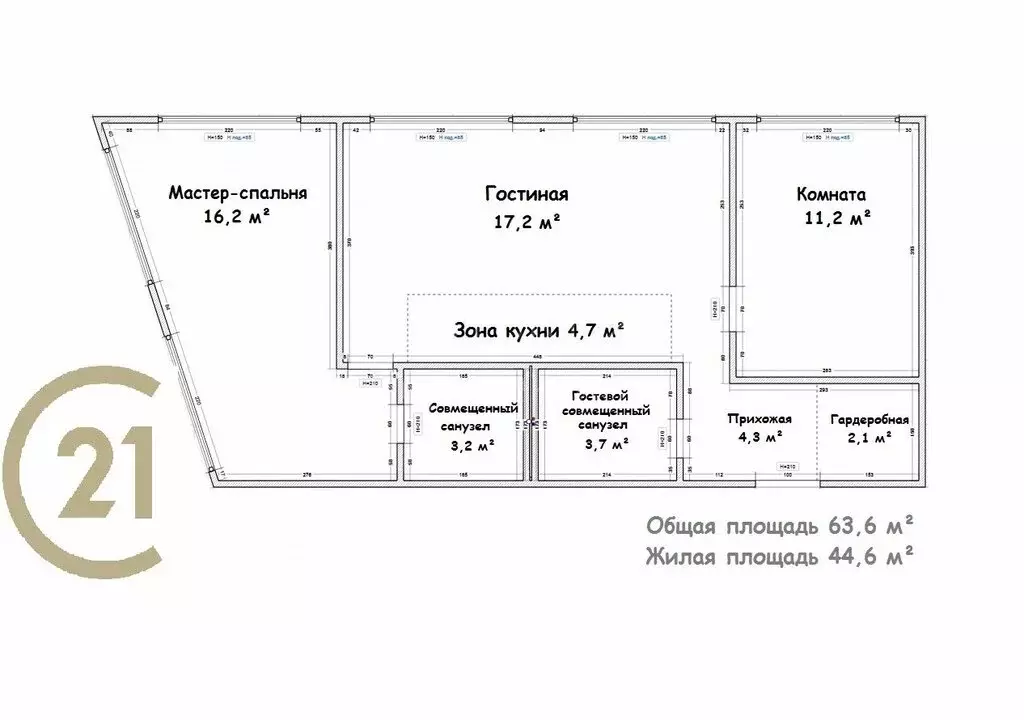 3-комнатная квартира: Москва, Нагатинская набережная, 10А (64 м) - Фото 0