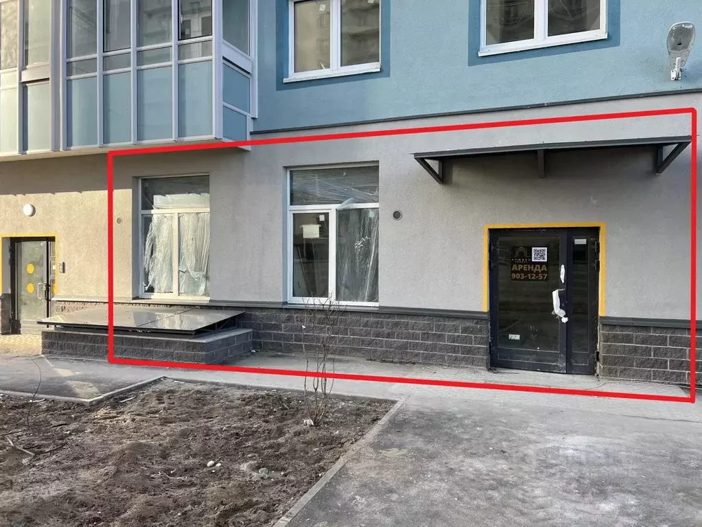 Торговая площадь в Санкт-Петербург ул. Пахомовская, 26 (56 м) - Фото 1