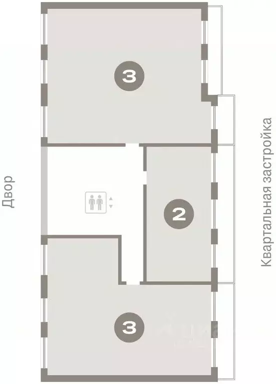 2-к кв. Омская область, Омск  (58.56 м) - Фото 1