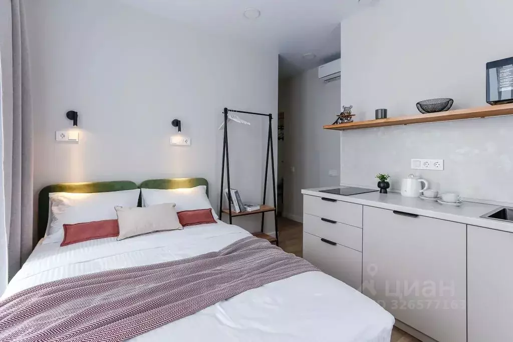 Студия Москва Новоостаповская ул., 20 (18.0 м) - Фото 2