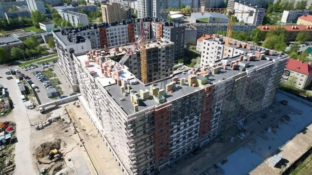 1-к. квартира, 41,9 м, 1/9 эт. - Фото 0