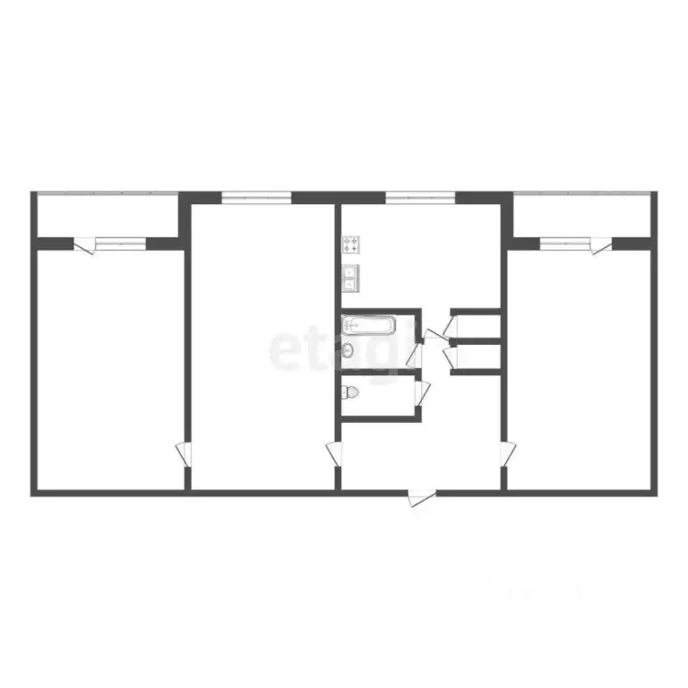 3-к кв. Мордовия, Саранск просп. 70 лет Октября, 91с1 (61.2 м) - Фото 1