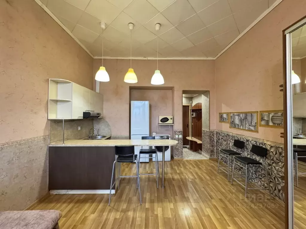 Студия Омская область, Омск ул. Профинтерна, 10 (32.0 м) - Фото 2