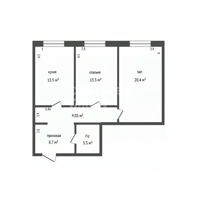 2-к кв. Дагестан, Дербент ул. Сальмана, 85А (74.0 м) - Фото 2