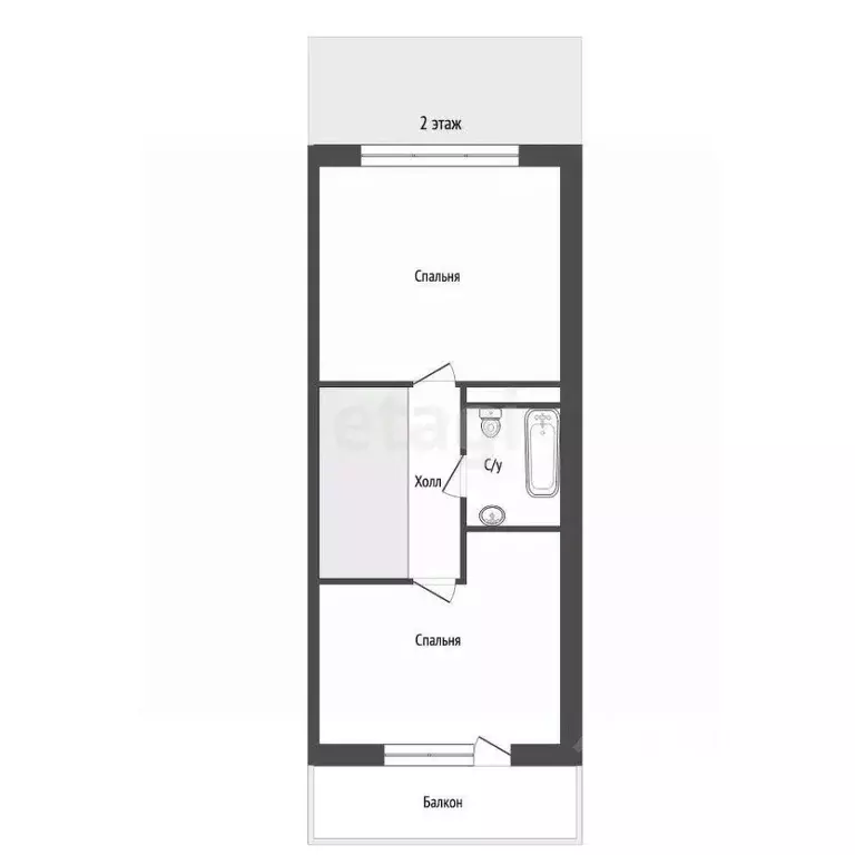2-к кв. Крым, Ялта ул. Халтурина, 36А (85.8 м) - Фото 2