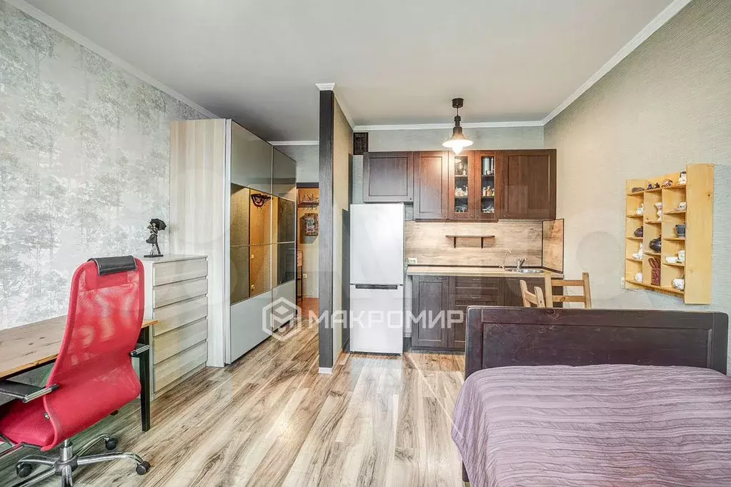 Квартира-студия, 27,5 м, 9/19 эт. - Фото 1