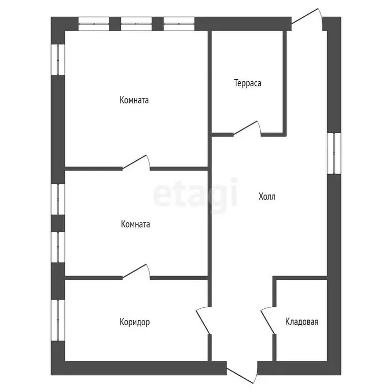 Дом в деревня Прудищи, Слободская улица (42.7 м) - Фото 0
