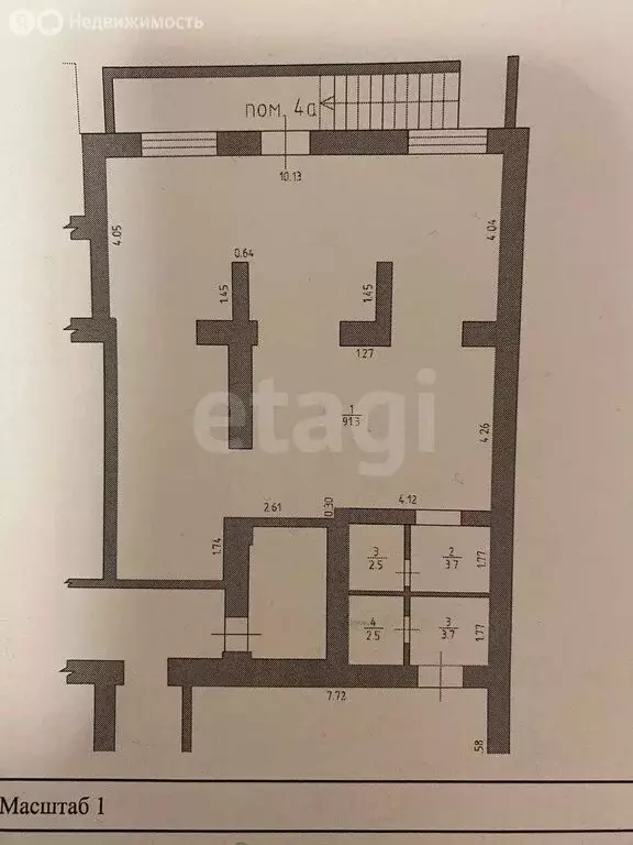 Помещение свободного назначения (97.8 м) - Фото 0