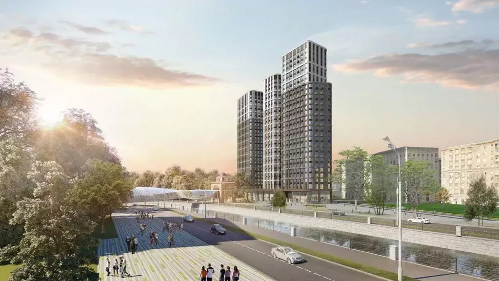 3-к кв. Москва Интеллигент жилой комплекс (76.1 м) - Фото 1