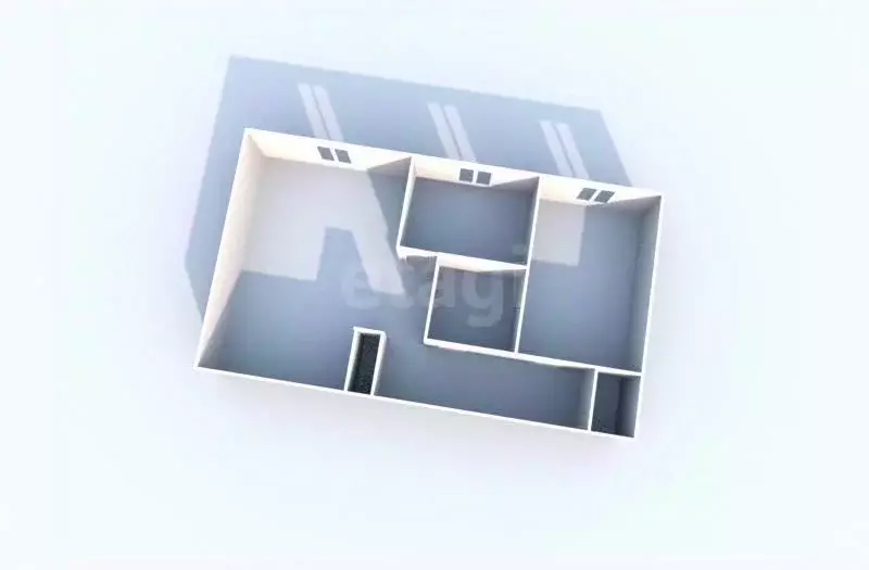 2-к кв. Сахалинская область, Холмск ул. Александра Матросова, 8Б (40.4 ... - Фото 2