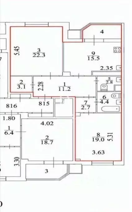 2-к кв. Москва Мосфильмовская ул., 88к4 (86.0 м) - Фото 1