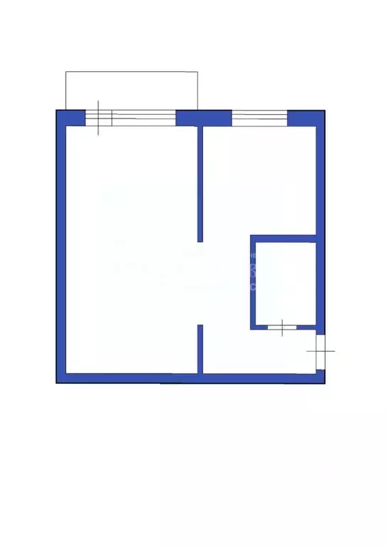 1-к кв. Кемеровская область, Кемерово ул. Юрия Смирнова, 28 (31.0 м) - Фото 1