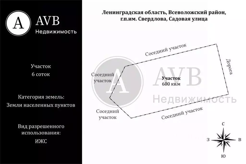 Участок в Ленинградская область, Всеволожский район, Имени Свердлова ... - Фото 2