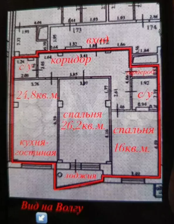 2-к. квартира, 96 м, 7/17 эт. - Фото 0