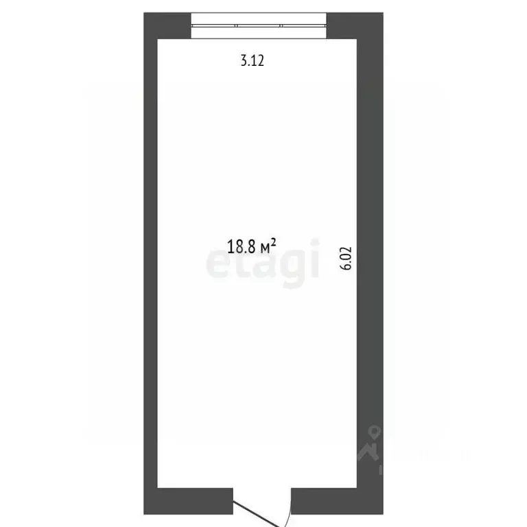 Комната Псковская область, Псков Рижский просп., 42А (18.8 м) - Фото 2