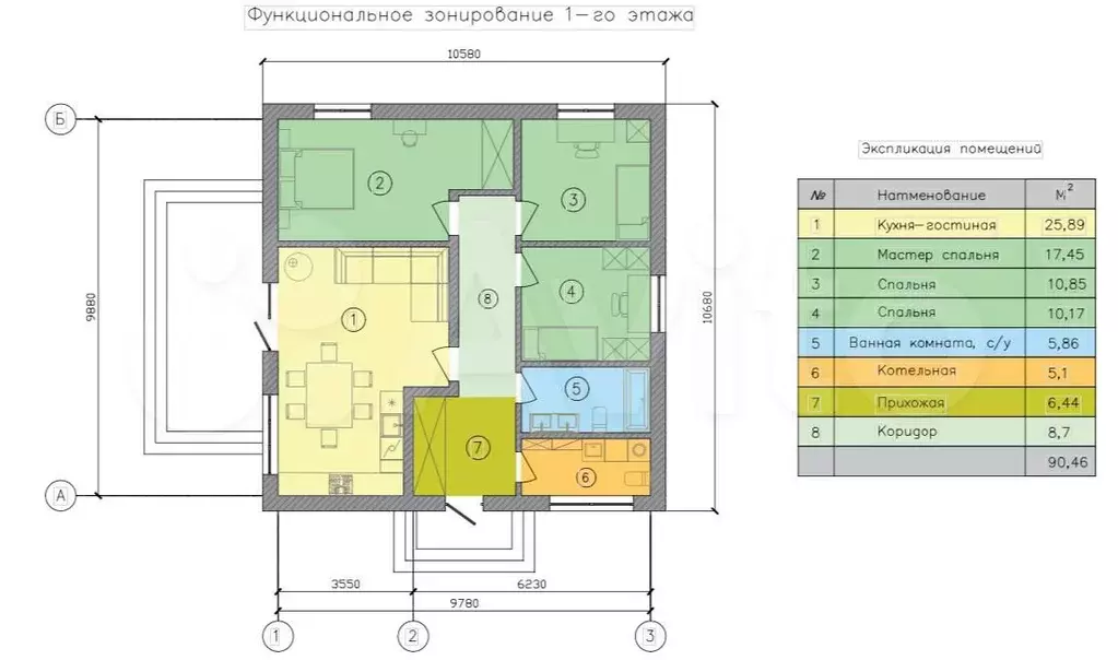 Дом 90 м на участке 7,5 сот. - Фото 0