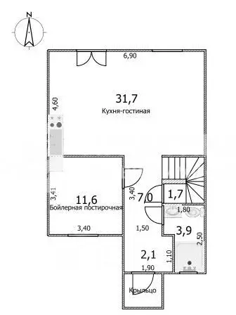 Дом в Московская область, Домодедово городской округ, с. Домодедово, ... - Фото 1