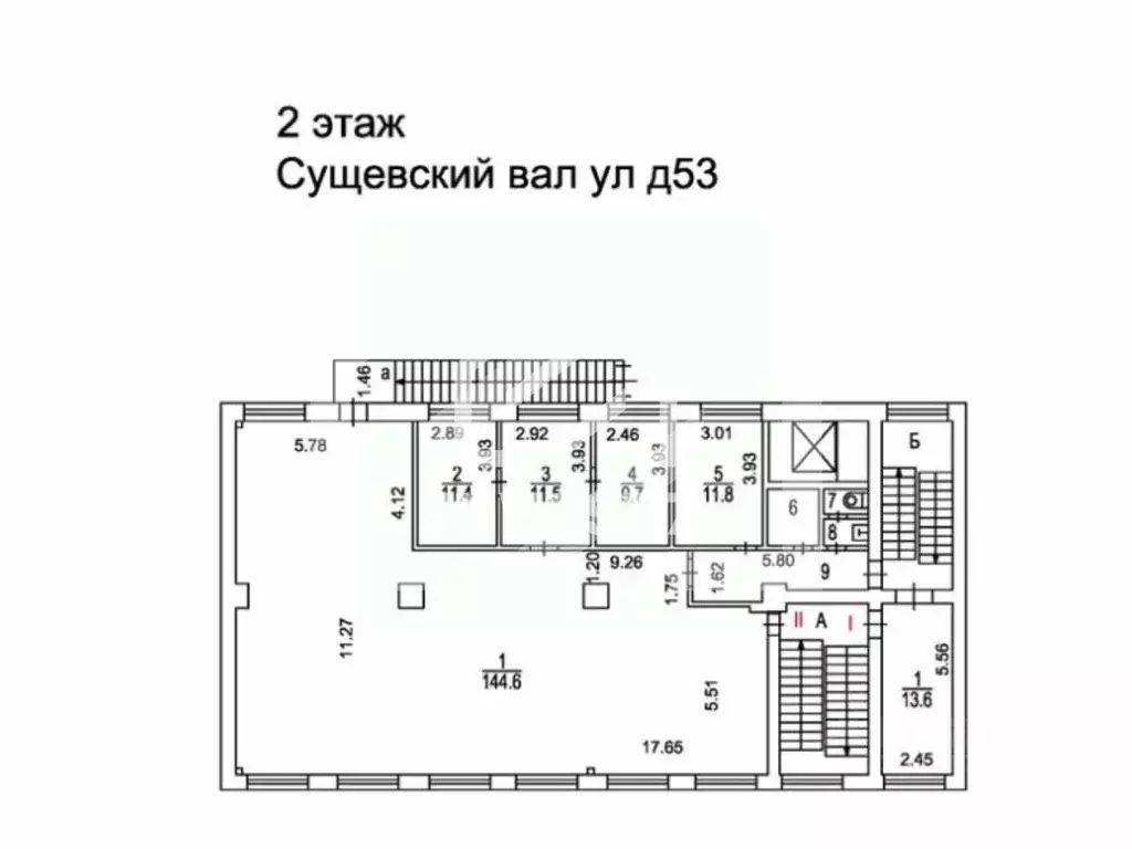 Помещение свободного назначения в Москва ул. Сущевский Вал, 53 (216 м) - Фото 2