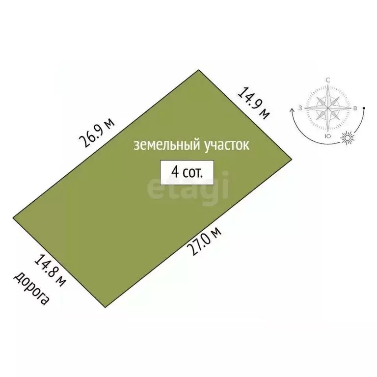 Участок в Ростовская область, Ростов-на-Дону ул. 30-летия Октября (4.0 ... - Фото 1