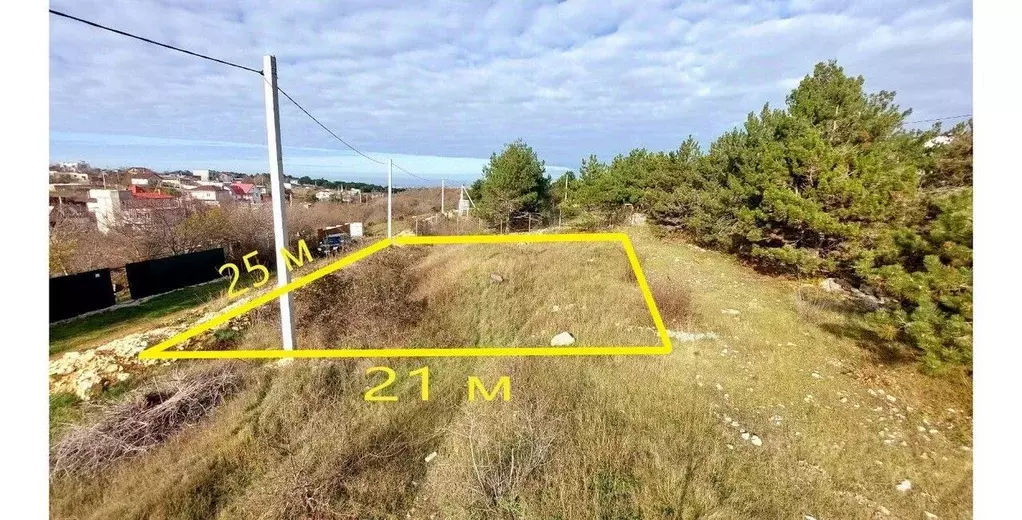 Участок в Севастополь Балаклавский муниципальный округ, Лазурь ТСН, ... - Фото 1