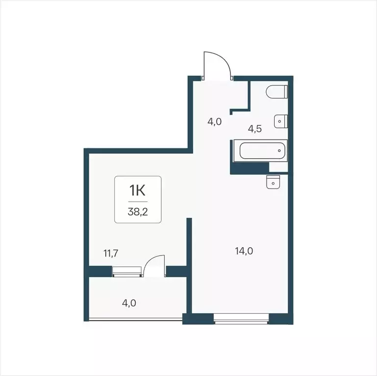 1-комнатная квартира: Новосибирск, Кедровая улица, 80/3 (38.2 м) - Фото 0