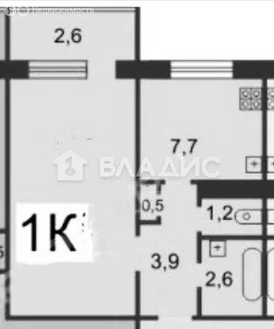 1-комнатная квартира: Нижний Новгород, Народная улица, 34 (32.8 м) - Фото 1