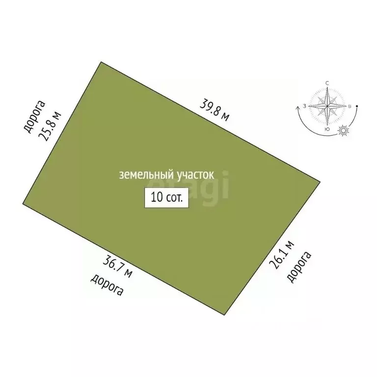 Участок в Мордовия, Саранск  (10.0 сот.) - Фото 1