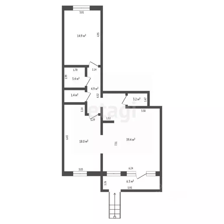 Торговая площадь в Тюменская область, Тюмень ул. Чернышевского, 2ак1 ... - Фото 2