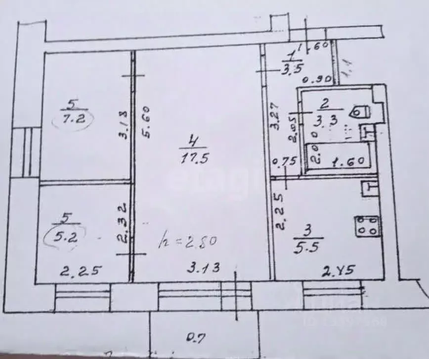 3-к кв. Тверская область, Тверь ул. Пржевальского, 18/8 (42.9 м) - Фото 2