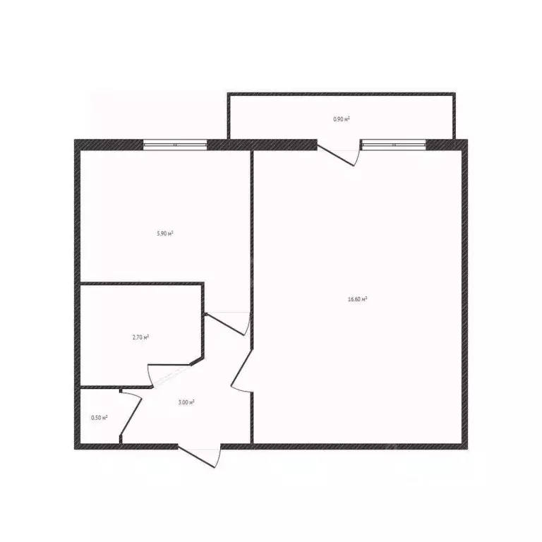 1-к кв. Брянская область, Брянск ул. Клары Цеткин, 2А (28.7 м) - Фото 1