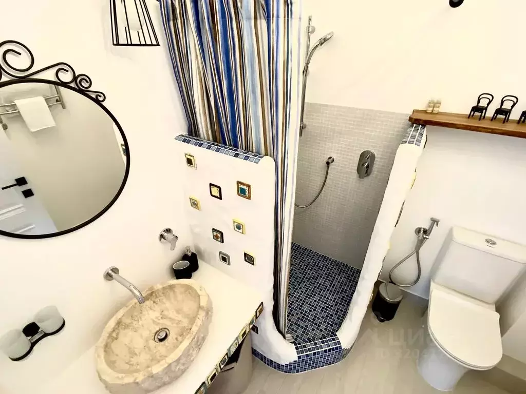 1-к кв. Краснодарский край, Сочи Мамайка мкр, ул. Крымская, 44 (50.0 ... - Фото 1