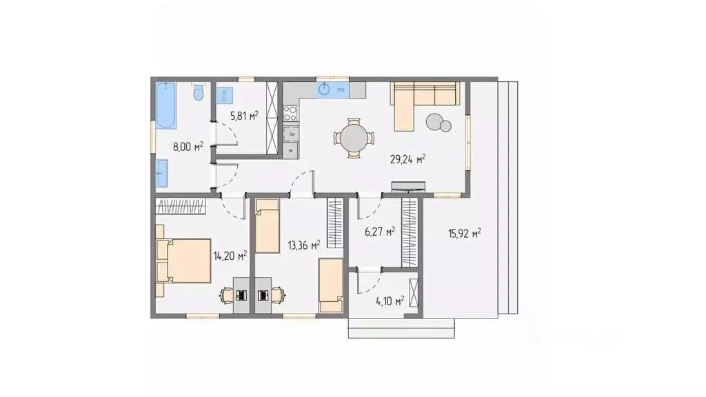 Дом в Красноярский край, Сосновоборский муниципальный округ, д. ... - Фото 1